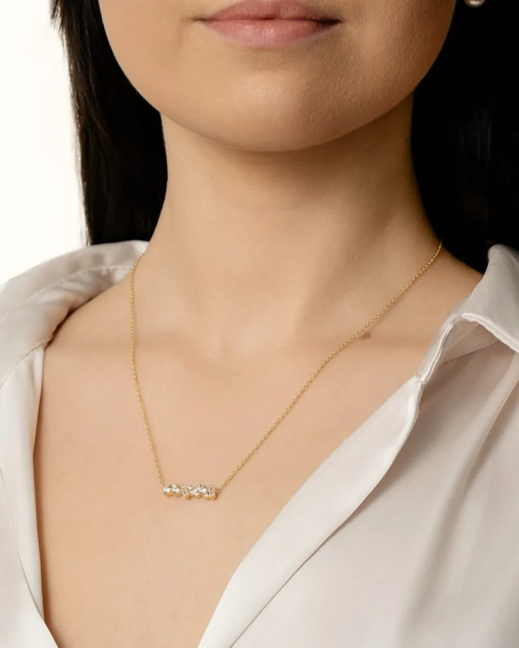 Best Halssmykke i forgylt sølv med cubic zirkonia Halssmykker