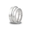 Discount Hvitt gulls giftering 4 mm Promise flat profil Ringer
