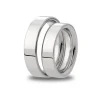 Discount Hvitt gulls giftering 5 mm flat komfort Ringer