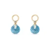 Discount Joy charms i gult gull med topas og diamanter Ørepynt
