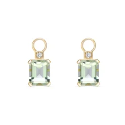 Best Joy charms med ametyst og diamant Ørepynt