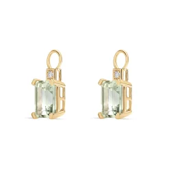Best Joy charms med ametyst og diamant Ørepynt