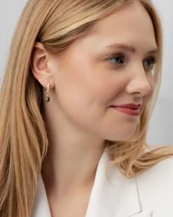 Best Joy charms med grønn ametyst og diamant Ørepynt