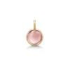 Online Little Prime-anheng i forgylt sølv rosa Halssmykker