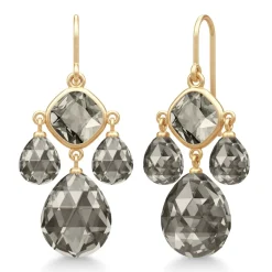 New Olivia Chandelier Smokey Ørepynt