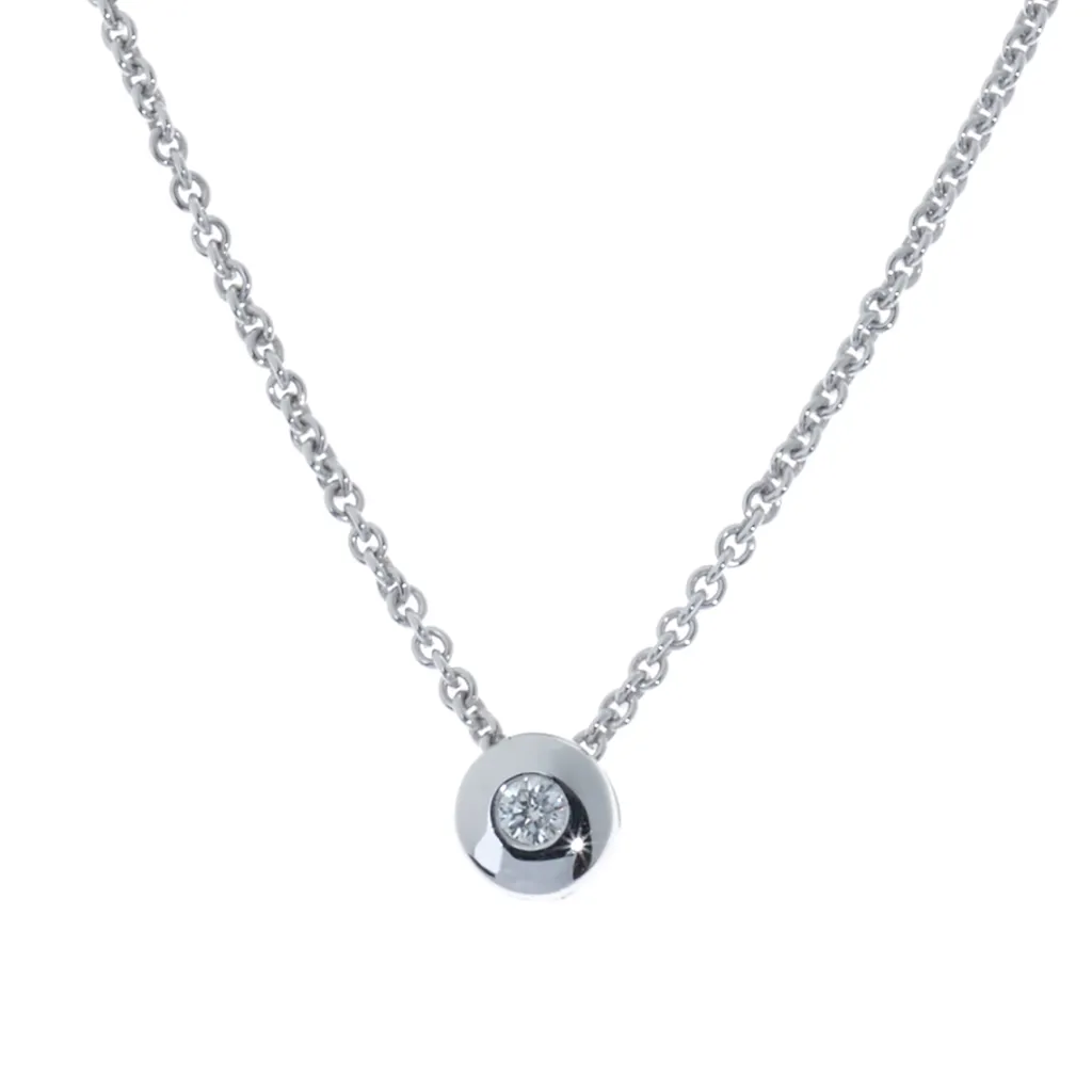 Discount Klassisk diamantanheng 0,10ct Halssmykker