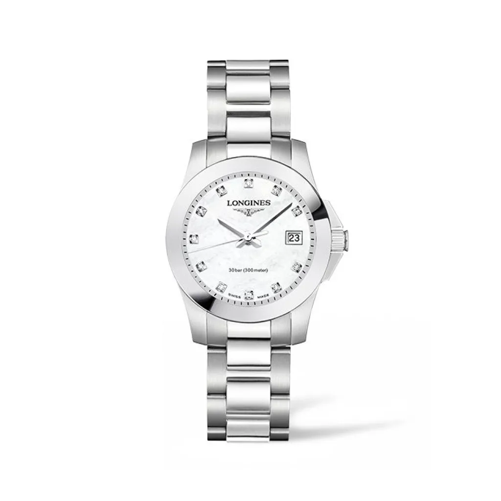 New Conquest 29 mm med 11 diamanter Klokker Med Diamanter | Til Henne