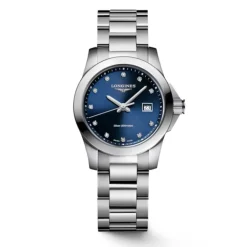 New Conquest med diamanter 0,036 ct blå 29 mm Klokker Med Diamanter | Til Henne