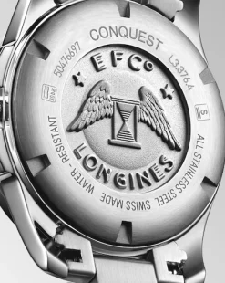 New Conquest med diamanter 0,036 ct blå 29 mm Klokker Med Diamanter | Til Henne