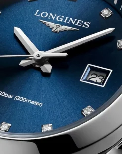 New Conquest med diamanter 0,036 ct blå 29 mm Klokker Med Diamanter | Til Henne