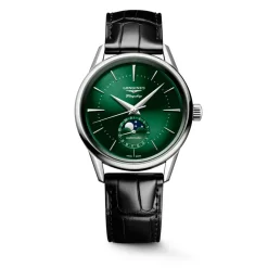 Online Flagship Heritage Moonphase Grønn 38,5mm Til Han