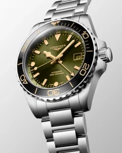 Sale HydroConquest GMT grønn 41 mm Til Han