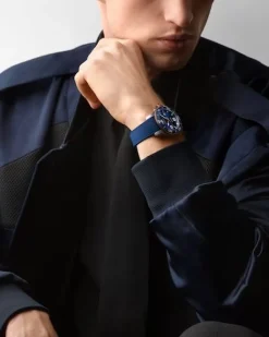 Hot HydroConquest GMT blå 43 mm Til Han