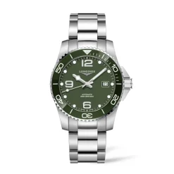 Fashion HydroConquest grønn skive 41 mm Dykkerklokker | Til Han