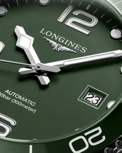Fashion HydroConquest grønn skive 41 mm Dykkerklokker | Til Han