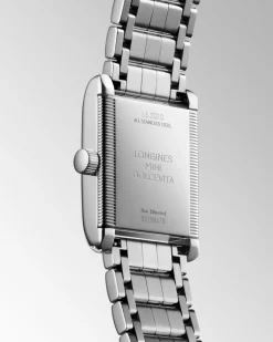 Clearance Mini DolceVita sølv skive og diamanter 21,50 mm x 29,00 mm Klokker Med Diamanter | Til Henne