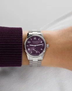 Sale Nomos Club Sport Neomatik Purple 34 mm Til Henne