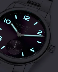 Sale Nomos Club Sport Neomatik Purple 34 mm Til Henne