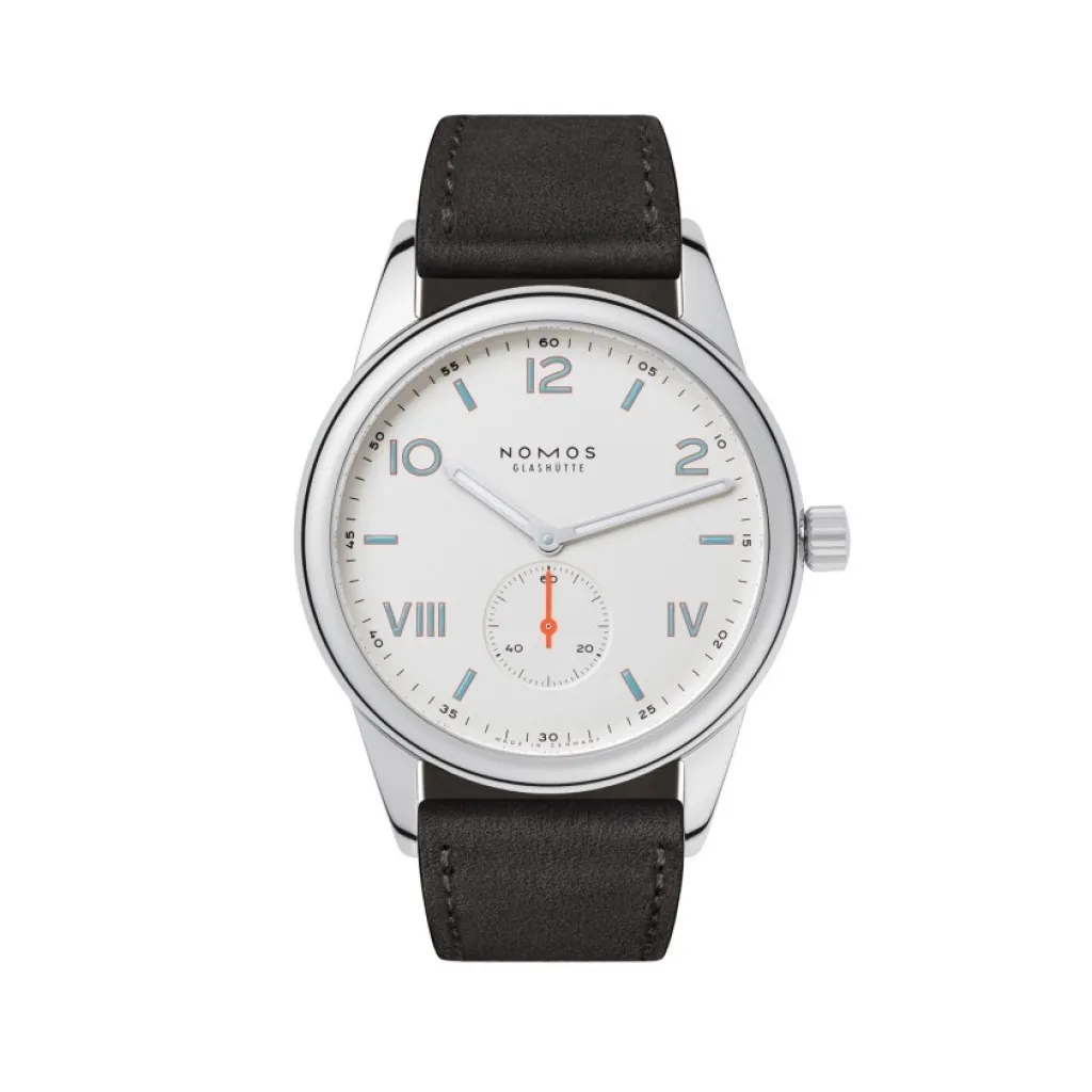 Clearance NOMOS Glashütte Club Campus 38,5 mm hvit skive Til Han
