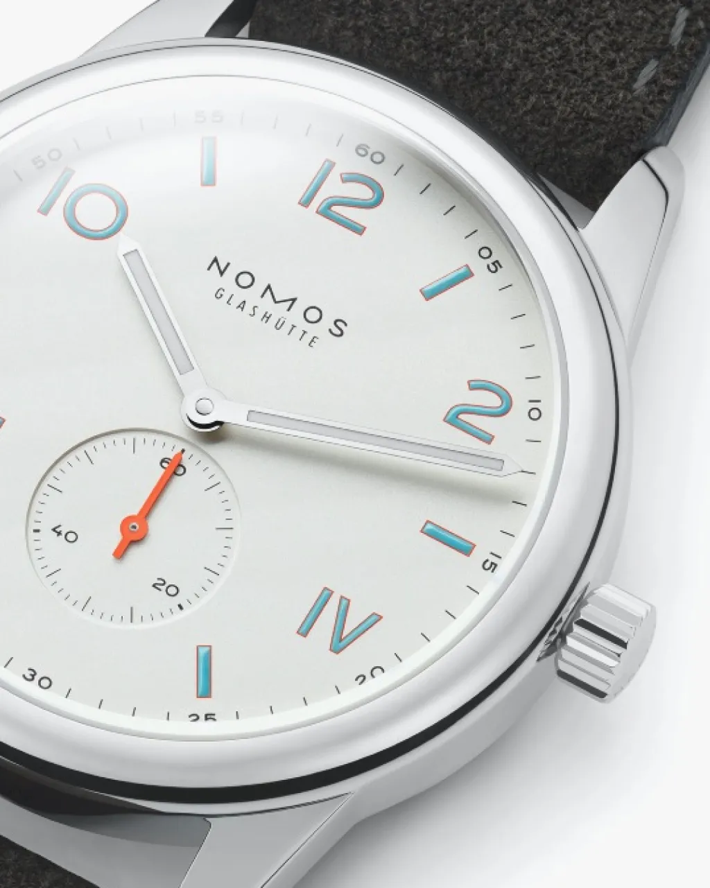 Clearance NOMOS Glashütte Club Campus 38,5 mm hvit skive Til Han