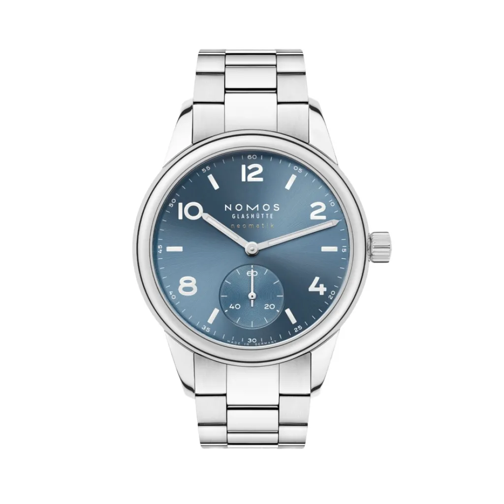 Clearance NOMOS Glashütte Club Sport Neomatik Polar 37 mm blå skive Til Han