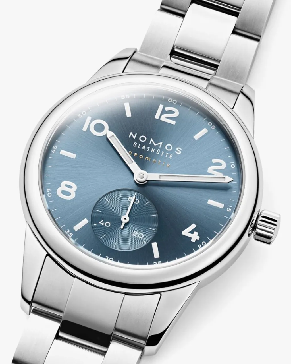 Clearance NOMOS Glashütte Club Sport Neomatik Polar 37 mm blå skive Til Han