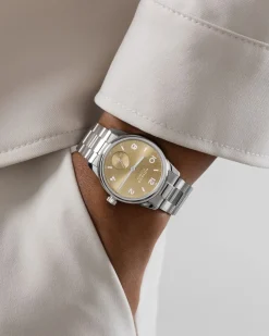 Sale NOMOS Glashütte Club Sport Neomatik Gold 34 mm Til Henne | Til Han