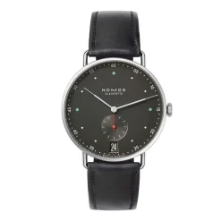 Hot NOMOS Glashütte Metro 38 mm Datum Stadtschwarz Til Han