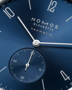 Discount NOMOS Glashütte Tangente Neomatik 39 mm blå skive Til Han