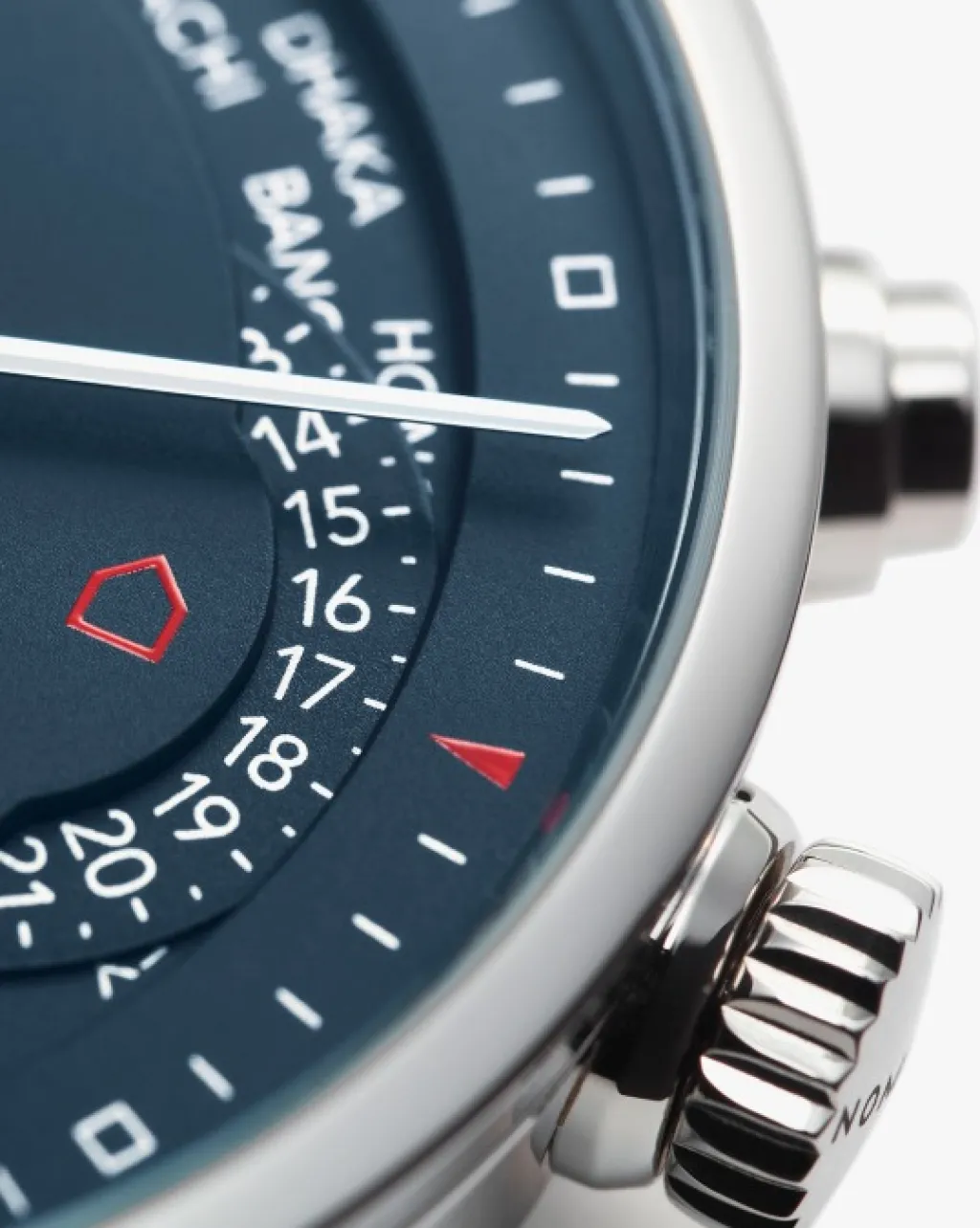 Best NOMOS Glashütte Zürich World Time Midnight Blue 39,9 mm Til Han