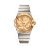 Online Constellation Chronometer med champagnefarget skive 38 mm Two Tone Klokker | Til Han