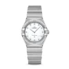 Best Constellation Manhattan hvit perlemor 28 mm Klokker Med Diamanter | Til Henne