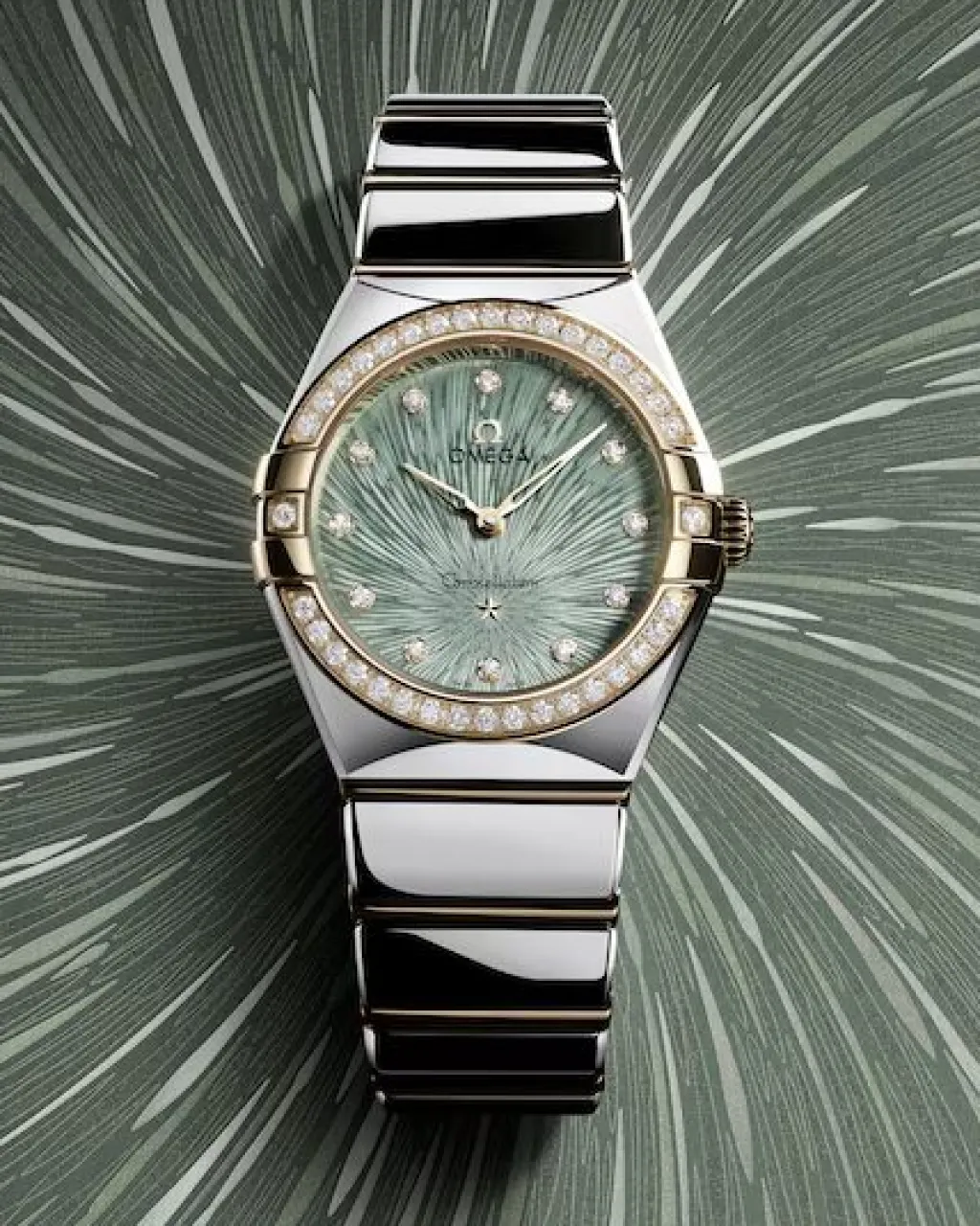 Sale Constellation Supernova grønn 28 mm Til Henne | Klokker Med Diamanter