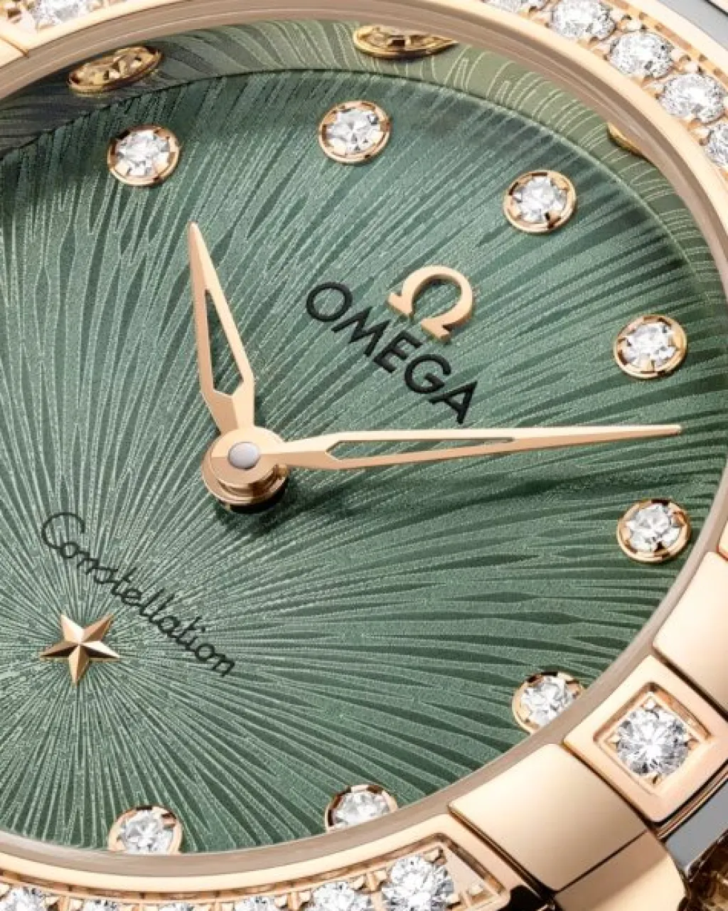 Sale Constellation Supernova grønn 28 mm Til Henne | Klokker Med Diamanter
