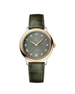New De Ville Prestige grønn 34 mm Two Tone Klokker | Til Henne