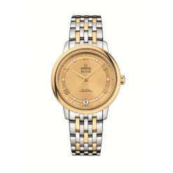 Outlet De Ville Prestige med gullfarget urskive 32,7 mm Two Tone Klokker | Til Henne