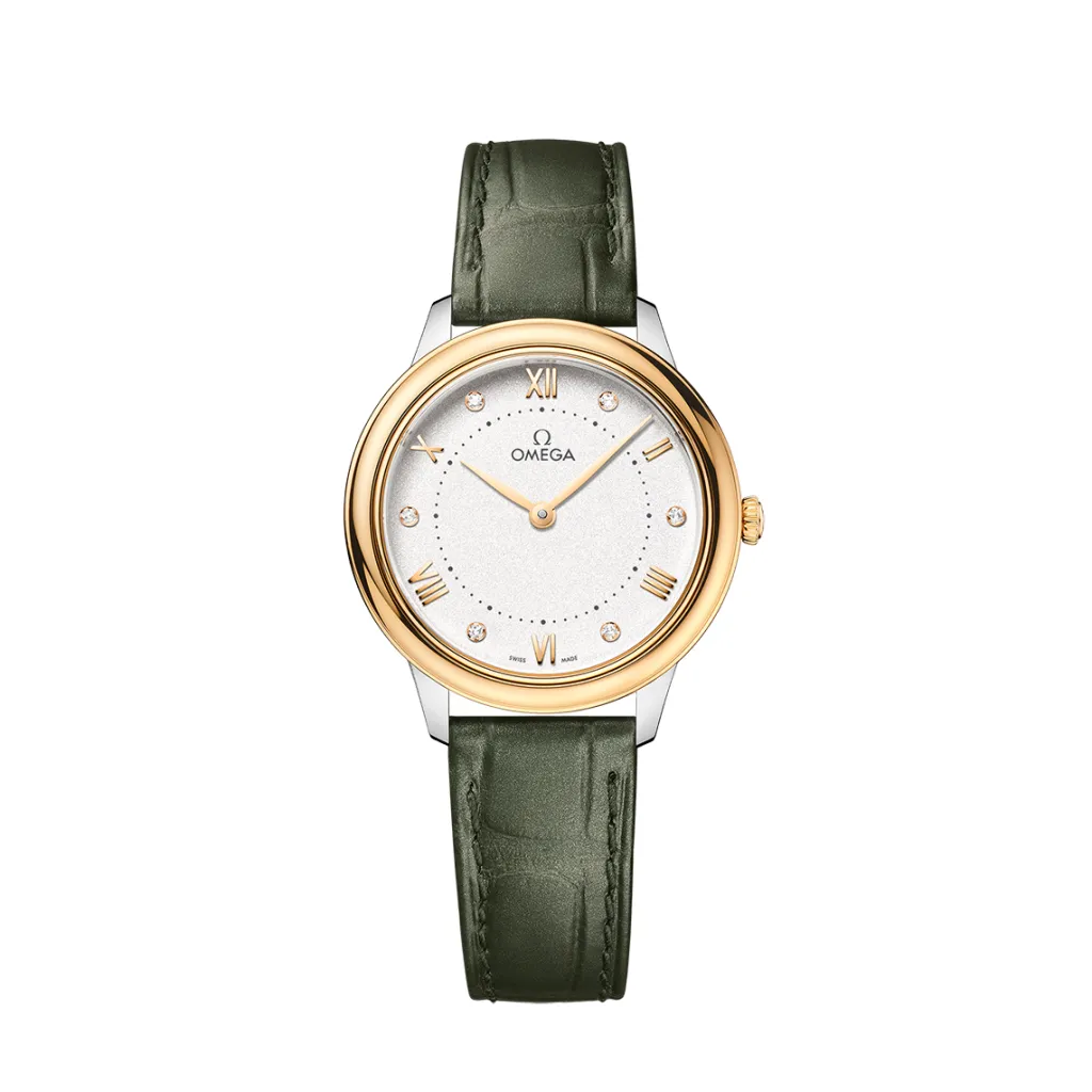 Clearance De Ville Prestige sølv 30 mm Two Tone Klokker | Til Henne