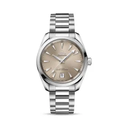 Hot Seamaster Aqua Terra Shades 38 mm Sandstone Dressklokker | Til Han