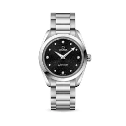 New Seamaster Aqua Terra 28 mm Klokker Med Diamanter | Til Henne