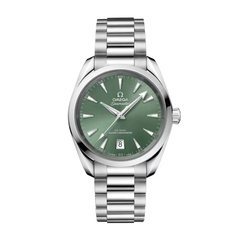 Outlet Seamaster Aqua Terra Shades grønn 38 mm Til Han