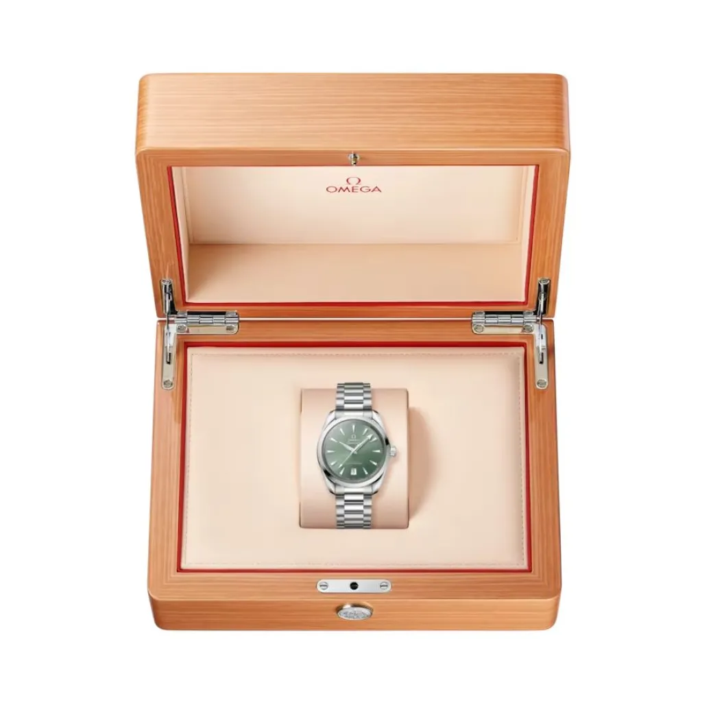 Outlet Seamaster Aqua Terra Shades grønn 38 mm Til Han