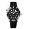 Discount Seamaster Diver 300m svart 42 mm Dykkerklokker | Til Han