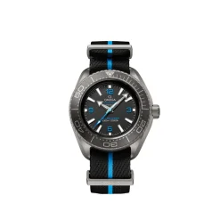 Outlet Seamaster Planet Ocean sort 45,5 mm Dykkerklokker | Til Han