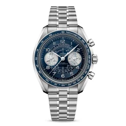 Sale Speedmaster Chronoscope 43 mm blå skive Til Han