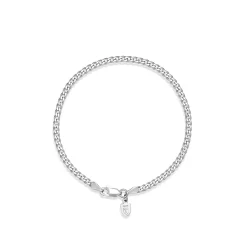 Best Panserarmbånd i rhodinert sølv 19 cm Til Menn | Armbånd