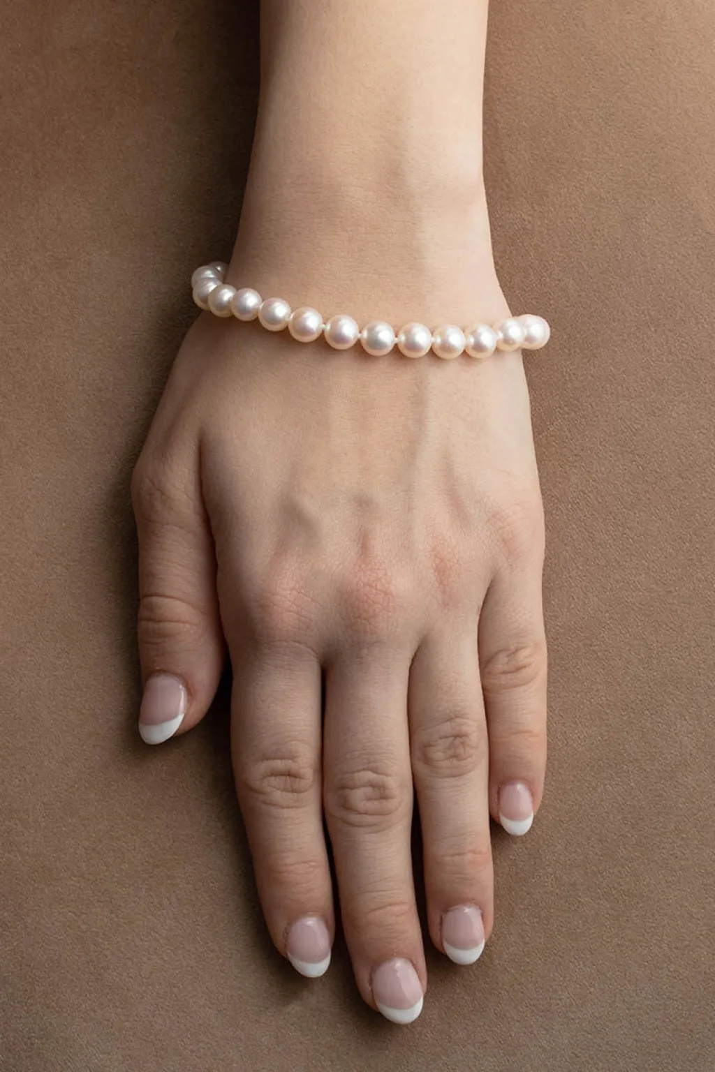 New Perlearmbånd 7,5-8,0 mm Armbånd