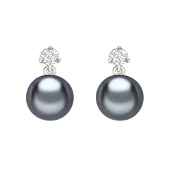 Fashion Perleørepynt Tahiti med diamanter 0,24 ct Ørepynt