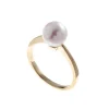 Clearance Perlering i gull Ringer