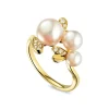 Fashion Perlering med Akoya perler og diamanter Ringer