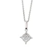 Discount Princess cut anheng 0,52ct Halssmykker
